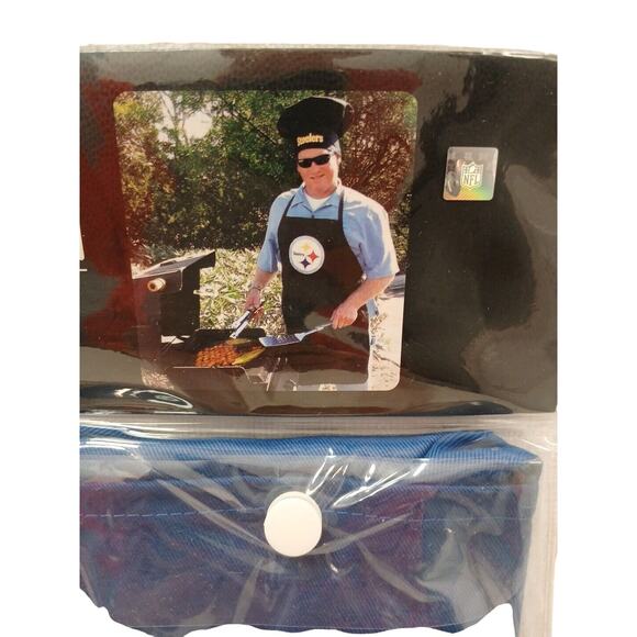 NFL Chef 2pc Set Apron Hat Indianapolis Colts Football Gift Cook BBQ Dad Father - Picture 5 of 9